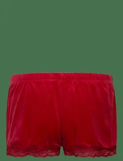 PJ CAMI VELOURS SCALLOP LACE - Pyjamas