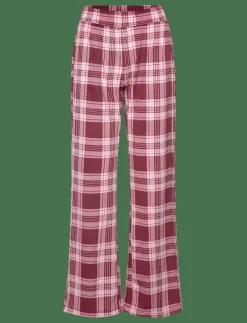 PJ SET LS VELOURS CHECK - Pyjamas