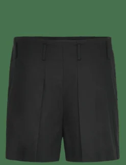 Pleated High-Rise Cotton-Blend Short - Casual shorts