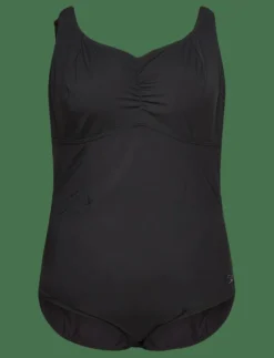 Plus Size Solid Aquanite Swimsuit - Baddräkter