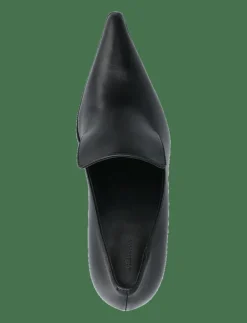 Pointed Leather Pumps - Pumps