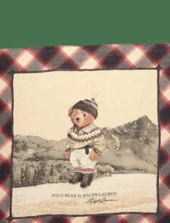 Polo Bear Wool-Silk Square Scarf - Sjalar