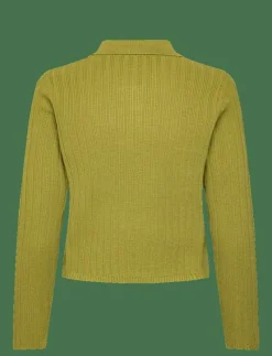 Polo-neck ribbed sweater - Pikéer