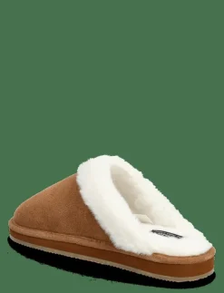 Pony Suede & Faux-Fur Slipper - Inneskor