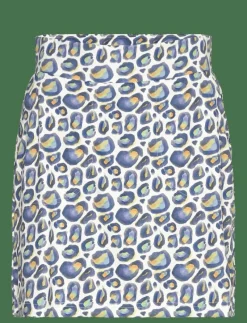 Printed dull Pull-on Skort 45 cm - Skorts