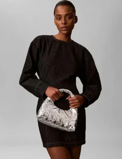 PUFFY AOP MINI BAG WITH STRAP - Handväskor