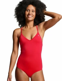 PUMA SWIM WOMEN VNECK PADDED SWIMSUIT 1P - Baddräkter
