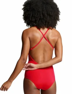 PUMA SWIM WOMEN VNECK PADDED SWIMSUIT 1P - Baddräkter