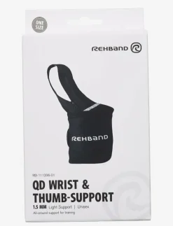 QD Wrist & Thumb Support Black - Handledsstöd