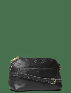 Questo Leather Bag Small Black - Crossbody Bags