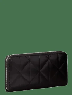 QUILTED LONG ZIP AROUND - Plånböcker