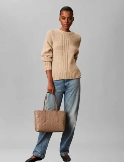 QUILTED SMALL TOTE - Totes