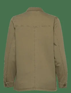 Raven Cotton Canvas Overshirt - Overshirts