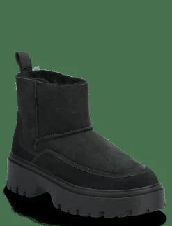 REAL SHEARLING PULLON SNOWBOOT - Platta ankelboots