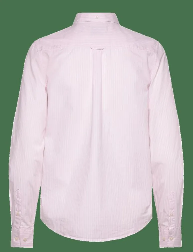 REG POPLIN BANKER STRIPED SHIRT - Långärmade