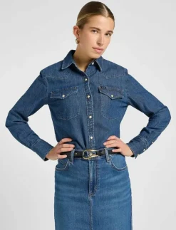 REGULAR WESTERN SHIRT - Jeansskjortor