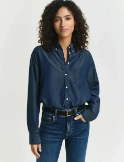 REL INDIGO SHIRT - Jeansskjortor