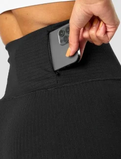 Ribbed Define Seamless Pocket Biker Shorts - Cykelshorts