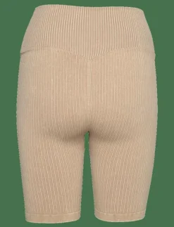 Ribbed Seamless Biker Shorts - Träningstights