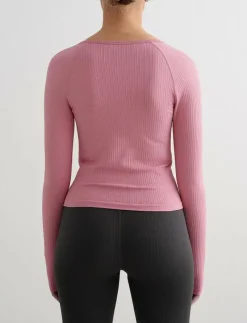 Ribbed Seamless Zip Jacket - Sportjackor