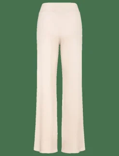 Ribbed Wool Wide Pants - Sweatpants