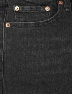 RIBCAGE BERMUDA SHORT GOTH PRI - Jeansshorts