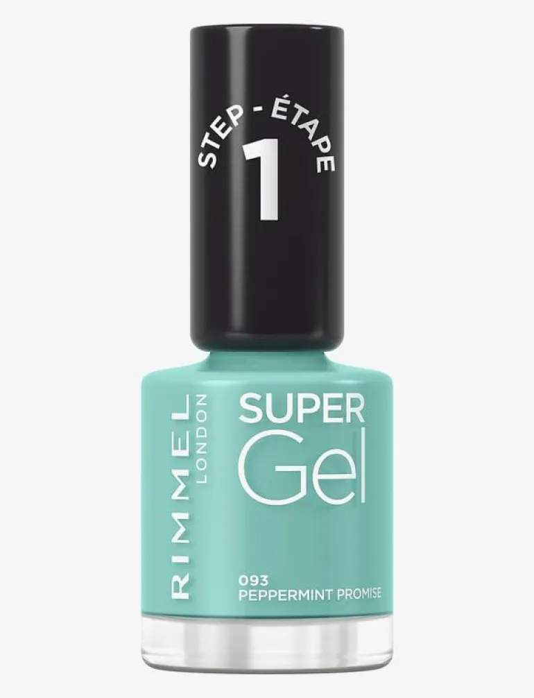 RIMMEL Super Gel Nail Polish 093 Peppermint promise - Naglar