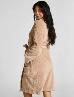 Robe Short Flannel - Morgonrock