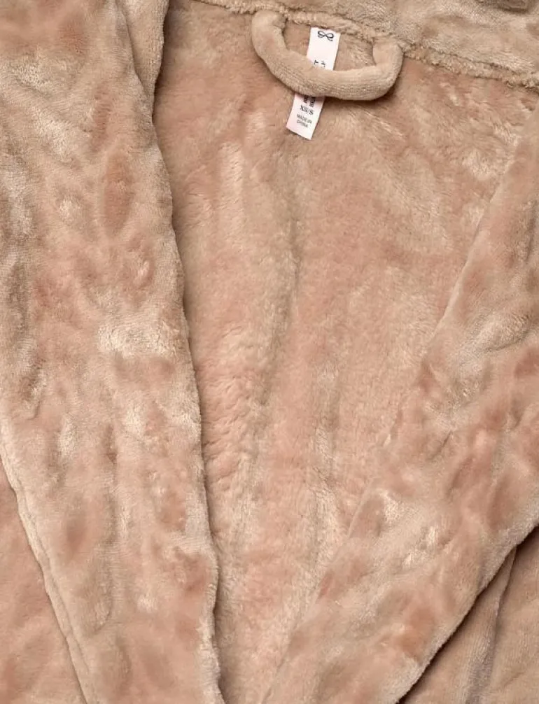 Robe Short Flannel - Morgonrock