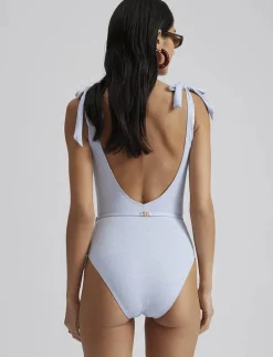 Sally v-neck swimsuit - Baddräkter
