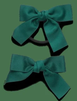 Sandra Bow Clip plus Elastic Green - Hårsnoddar