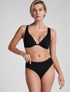 SCALLOP RIO MIDI - Bikinitrosor med hög midja