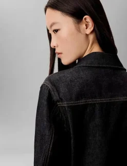 SEAMED SHIRT CLASSIC CK RINSE - Jeansskjortor