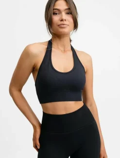 SEAMLESS HALTERNECK BRA - Sport BH:ar