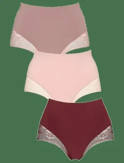 Seamless maxi w lace 3-pack - Seamless trosa