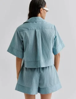 Selene Cropped shirt - Kortärmade skjortor