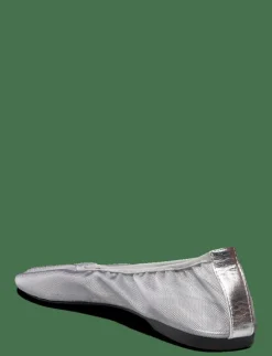 Semi-transparent mesh ballet flats - Ballerinas