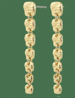 SENSE earrings gold-plated - Hängande örhängen