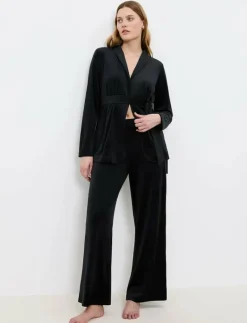 Sensual Velour Wide Leg Trousers 01 - Nederdelar