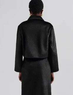 Seressa Faux Pony Hair Boxy Jacket - Fuskpäls