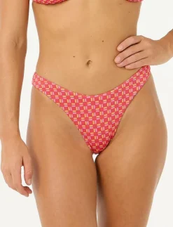 SHELL COVE HIGH LEG CHEEKY - Bikinis