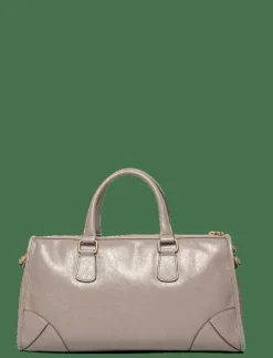 Shiny handbag with handles - Handväskor