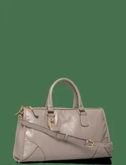 Shiny handbag with handles - Handväskor