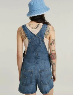 Short Dungaree Wmn - Hängselbyxor