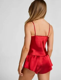 SHORT SATIN LACE MYA - Shorts