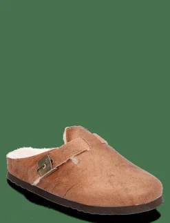 SL GRACE SUEDE RUST - Platta mules