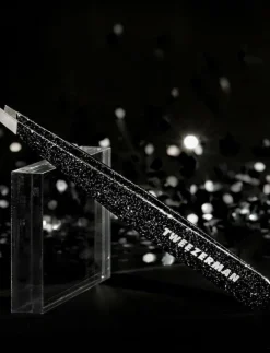 Slant Tweezer Sparkling Black Anniversary - Sminkborste
