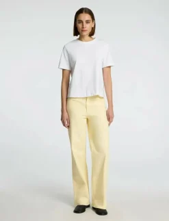 SLFALICE-CORA HW DENIM WIDE JEANS - Vida byxor