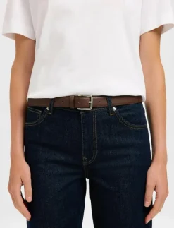 SLFCLARA LEATHER BELT NOOS - Skärp