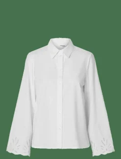 SLFDAHLIA LS BRODERI SHIRT NOOS - Långärmade